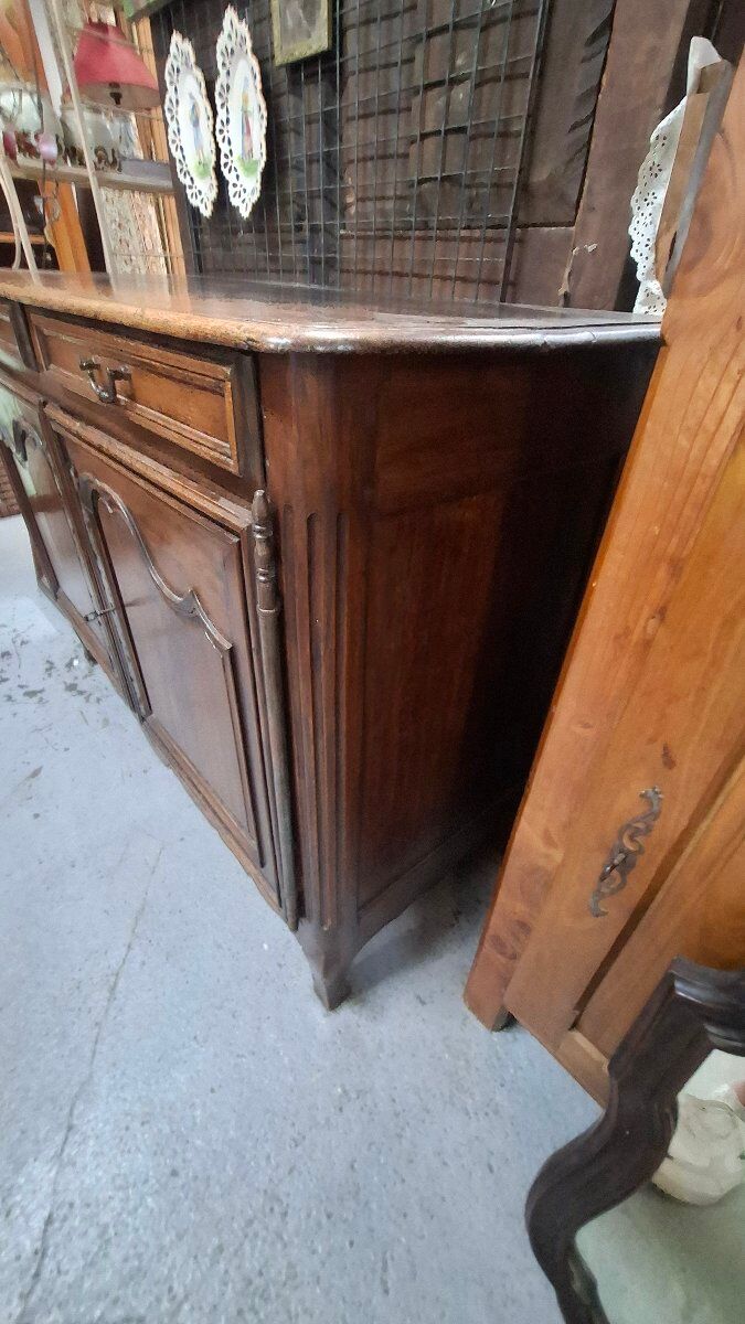 Low oak sideboard