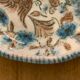 Blue glazed ceramic cup Cazaux Biarritz