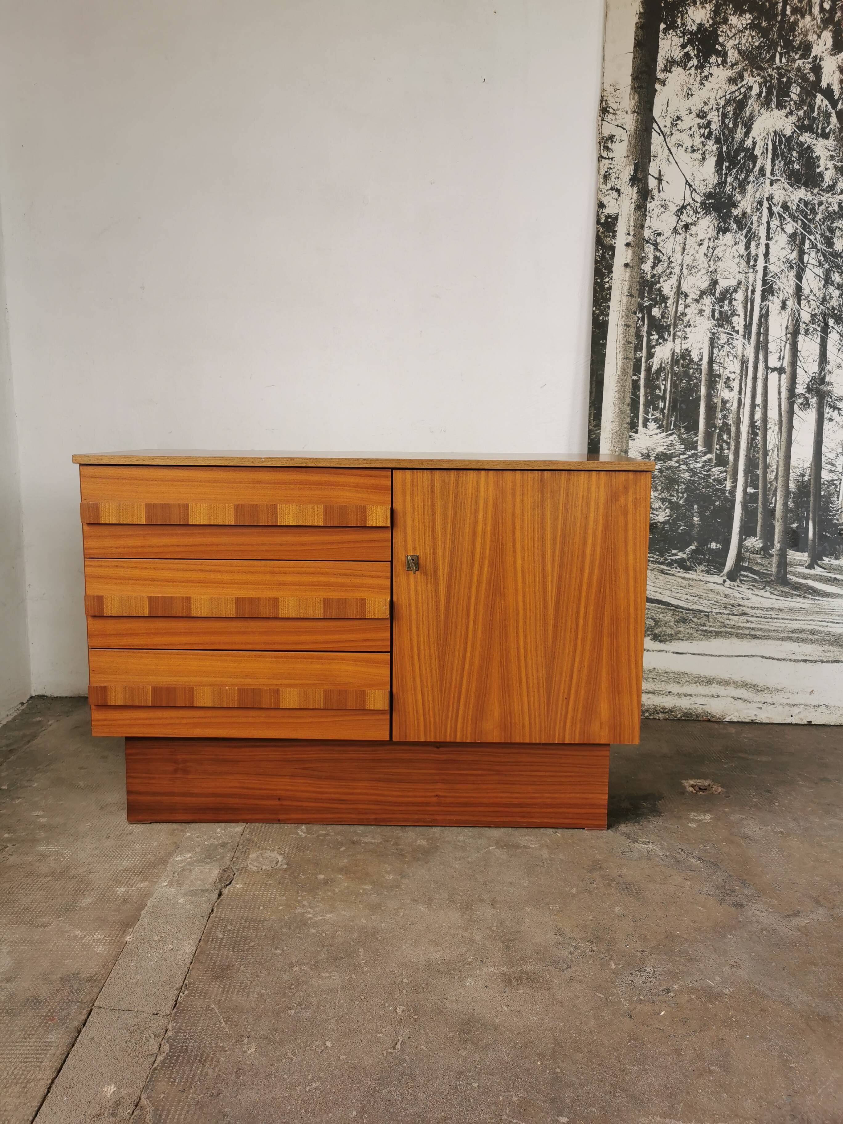 Sideboard, vintage chest of drawers 1970