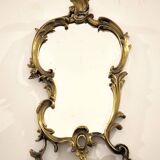 miroir corne d'abondance en bronze doré