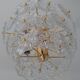 Lustre en verre de Kinkeldey 1970s