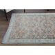 Vintage Turkish Oushak Handmade Wool Cotton Brown Runner Rug 118x309