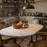 Marble bistro table