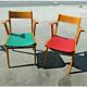 Lot of 8 Scandinavian style chairs Danish 60s-70s