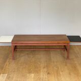 Scandinavian teak coffee table with extensions