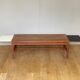 Scandinavian teak coffee table with extensions