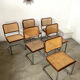 Lot de 6 chaises Cesca B32 Marcel Breuer, 1970