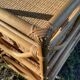 Vintage rattan chest of drawers