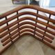 Table basse vintage - Bambou rotin et verre - Année 80 - Beau design