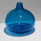 Blue glass bubble vase, 1960s