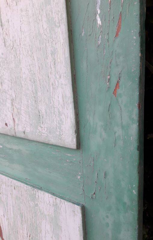 Door H186.5xW75cm with 18th century interior molding