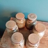 Mazagran cups, stoneware stemmed glasses from Puisaye, Jean-Pierre Prud’homme