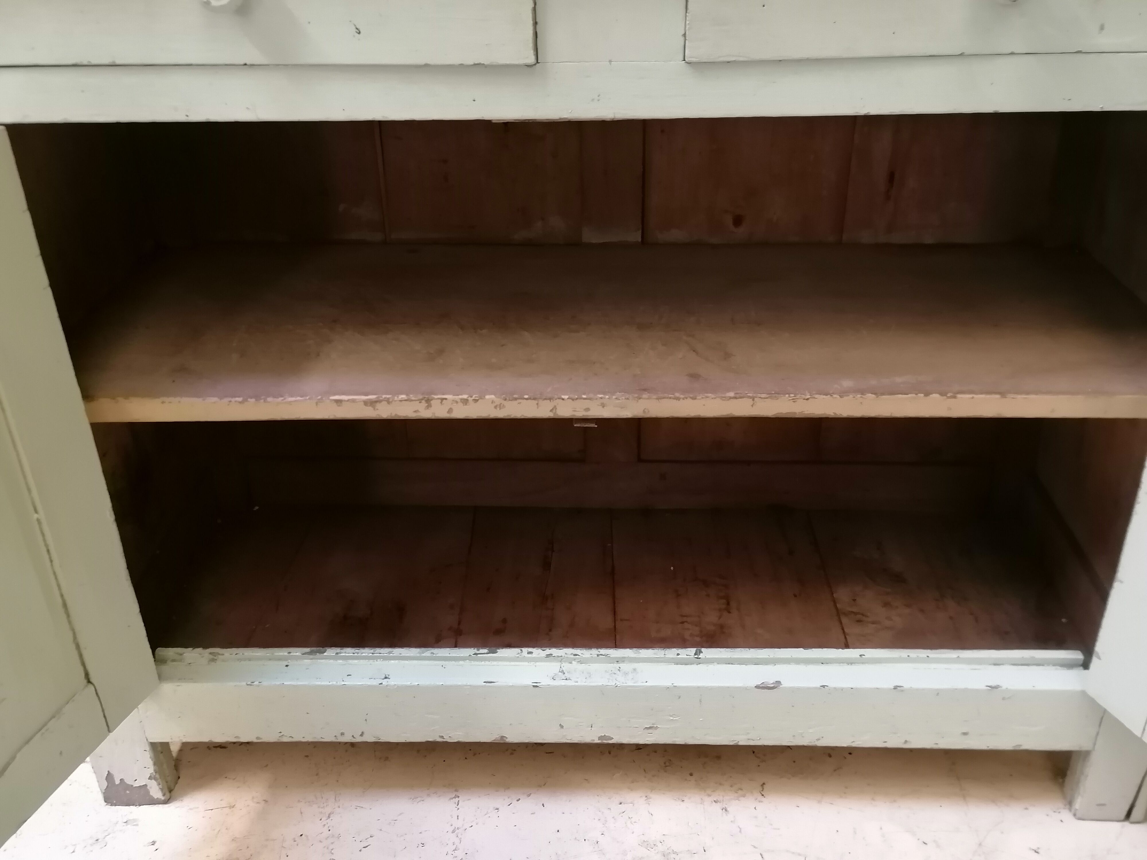 Kitchen furniture, formica top, 60s