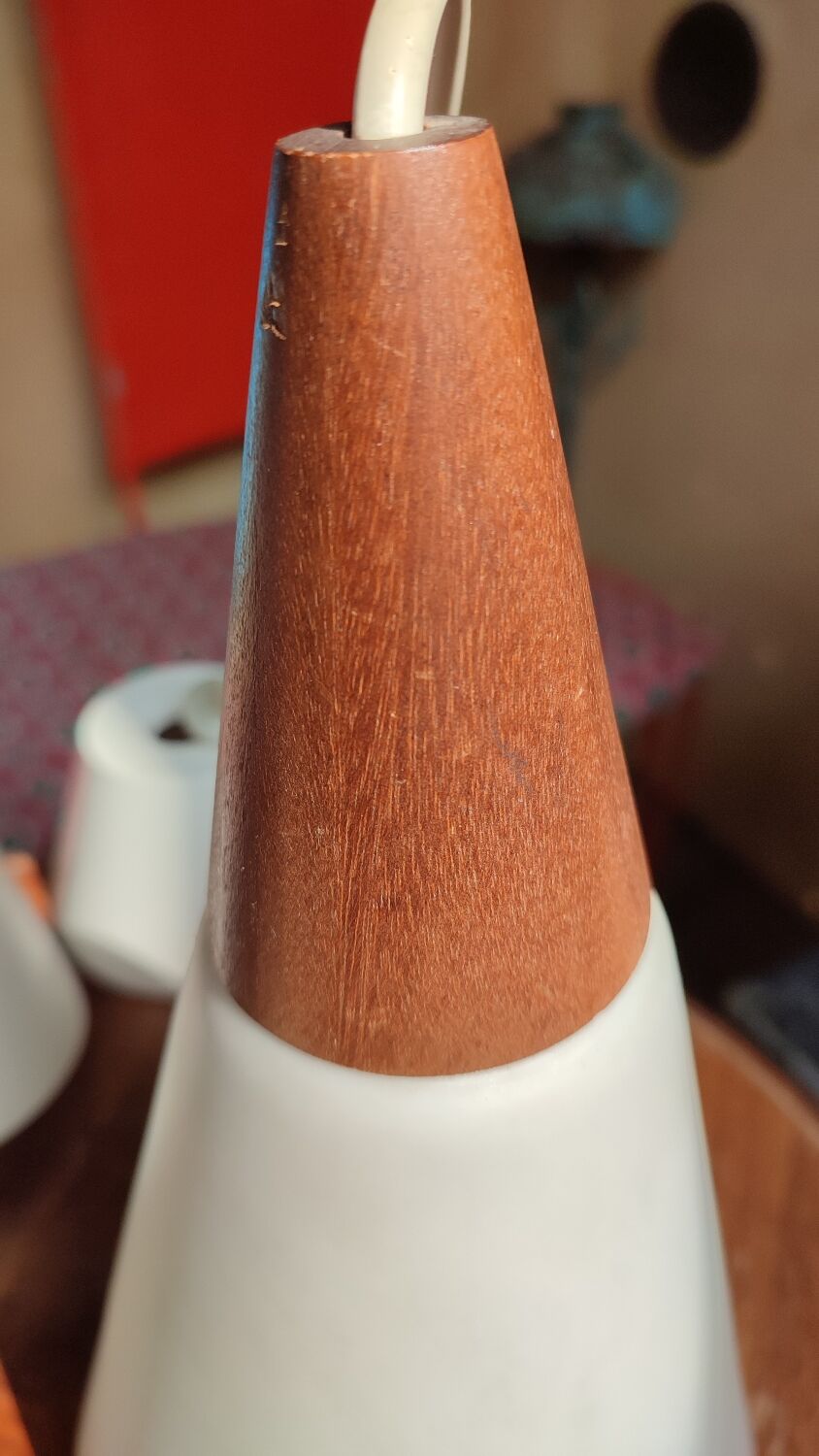 Pair of Scandinavian design pendant lamps