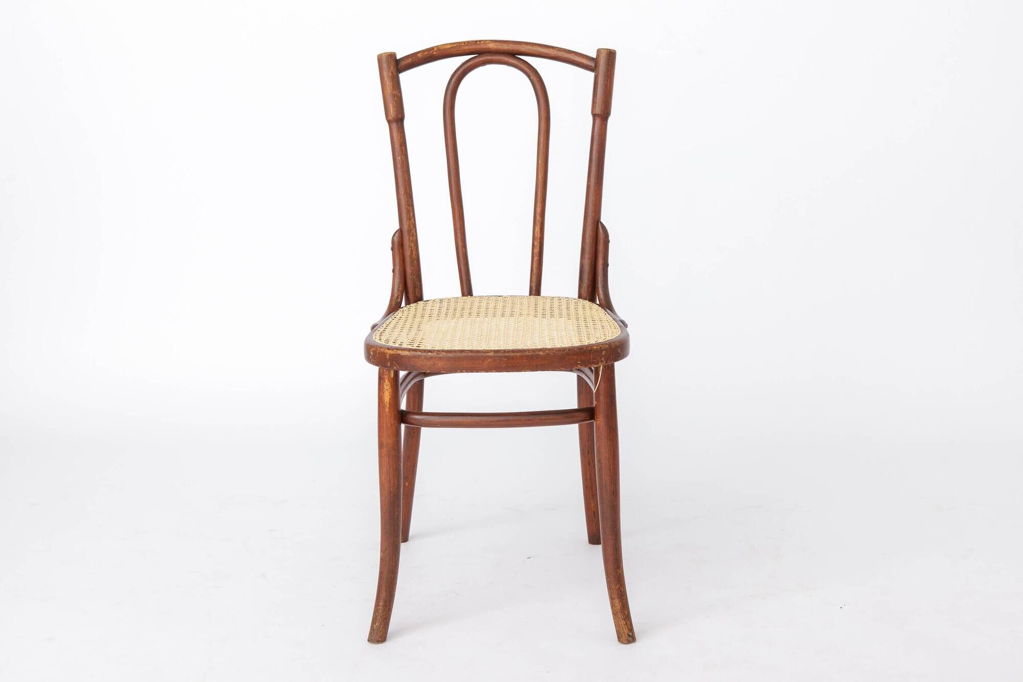 Antique Bentwood Chair in the Style of Thonet No. 56 | Austrian Rattan 1930