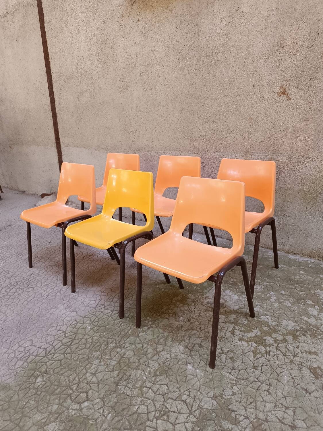 Vintage nursery school children's chair