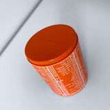 Vintage plastic pencil pot 80s