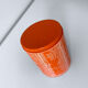 Vintage plastic pencil pot 80s