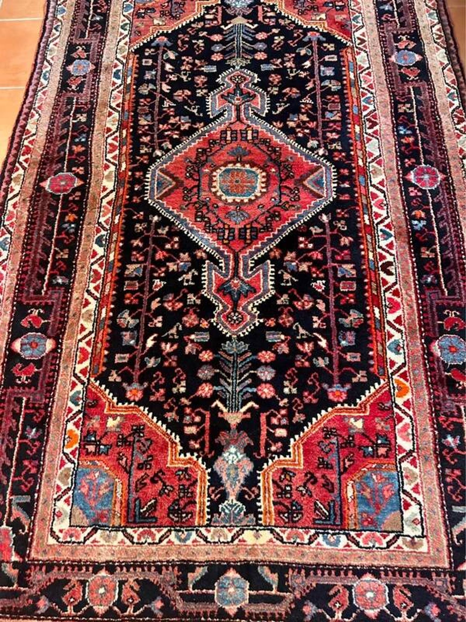 Tapis iranien vintage