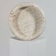 Vintage mid century handmade italian travertine stone bowl