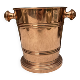 Vintage champagne bucket in genuine copper and stainless steel.