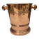Vintage champagne bucket in genuine copper and stainless steel.