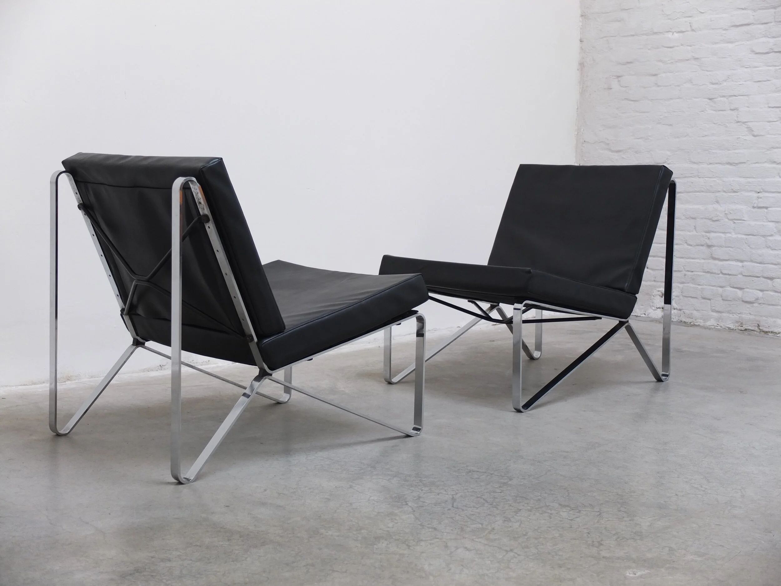 Pair of easy chairs by Hartmut Lohmeyer for Mauser Werke Waldeck, 1957