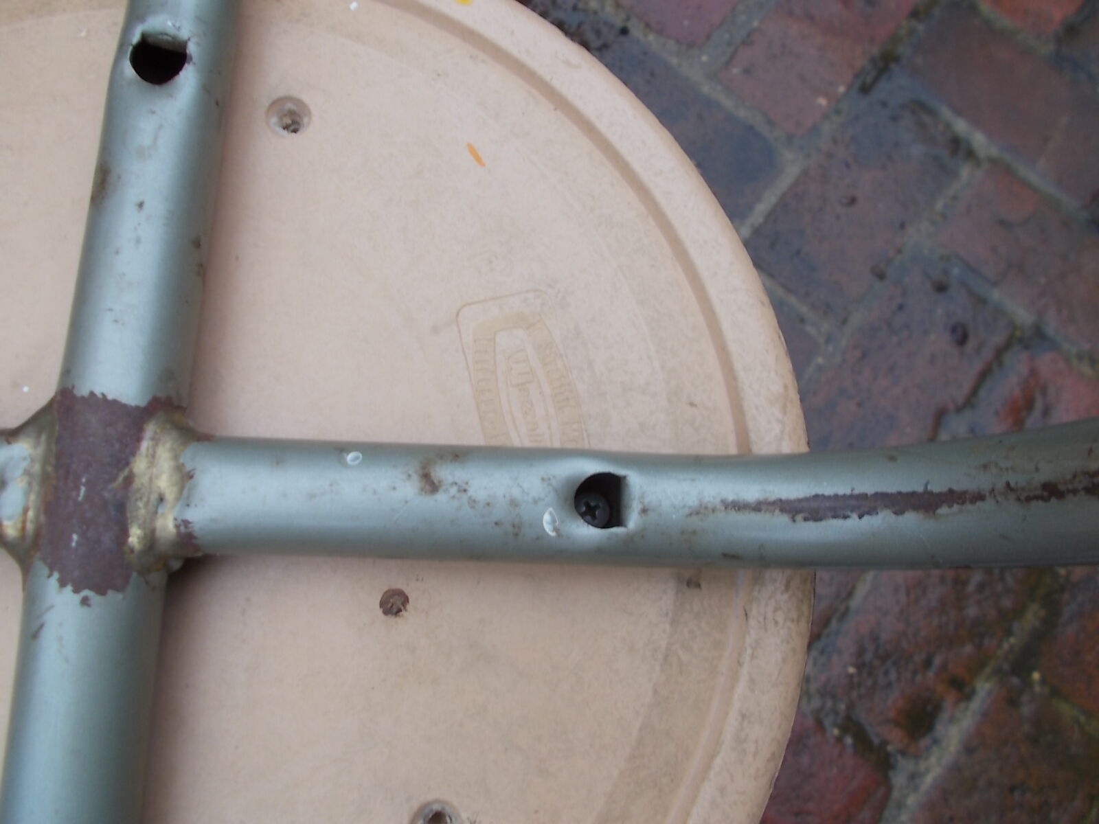Pair of vintage Werzalit stools