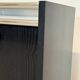 Vintage black lacquered and chrome sideboard | Italian Space Age sideboard from the 1970s