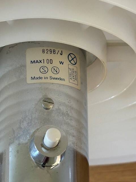 2 lampes Knubbling d'anders pehrson - Suède années 70