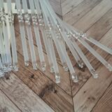 Vintage wall sconce gold metal and stamps