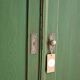 Antique cabinet in fir with green patina Metsä | Hector