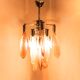 Chandelier 6 lights glass 70