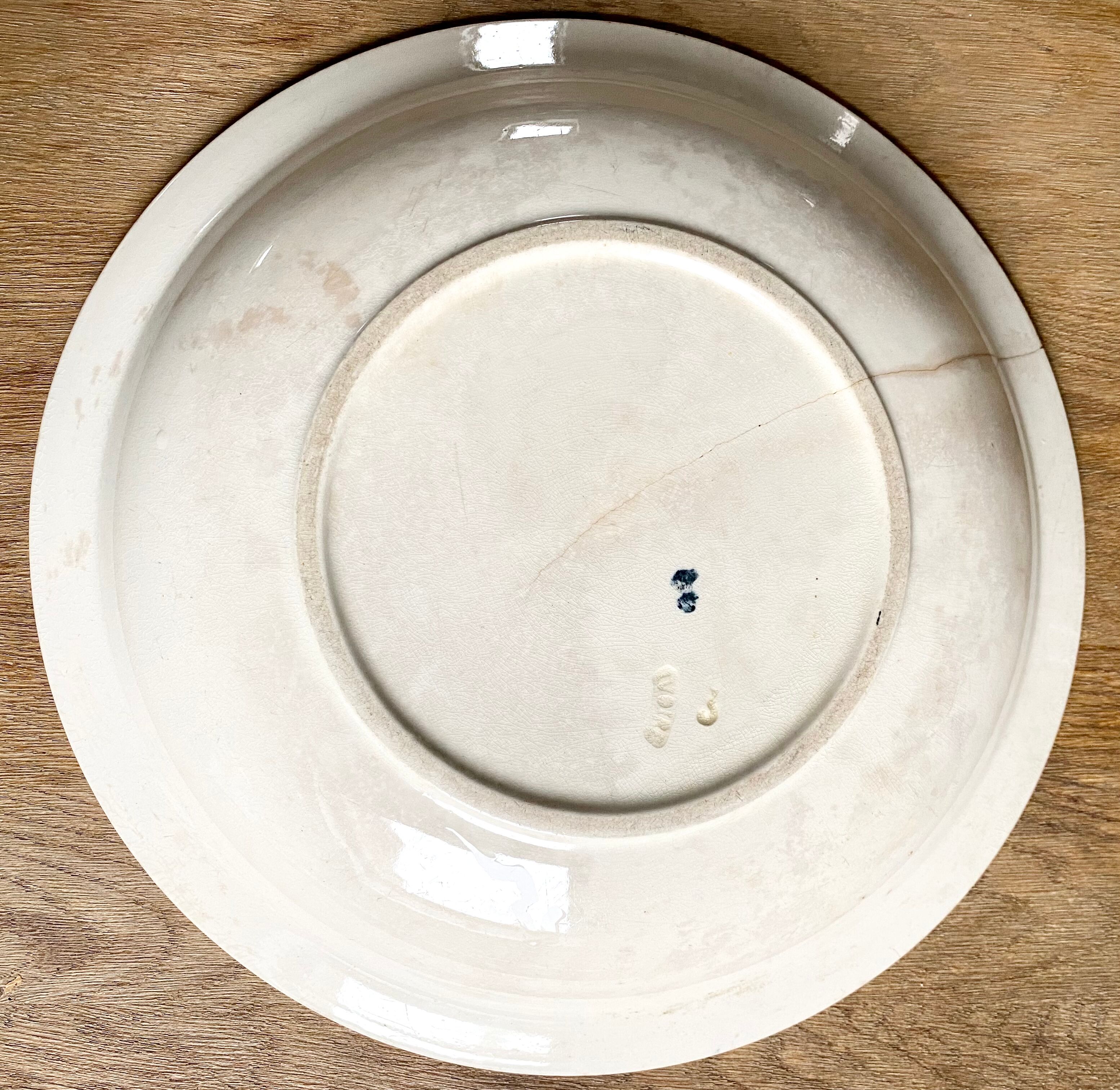Old hollow dish
