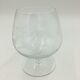 Lot of 3 crystal cognac glasses