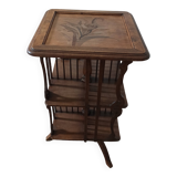 Art Nouveau style revolving bookcase