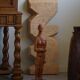 Mid-20th century Scandinavian folk art sculpture representing a human being.
