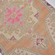 Orange & Beige Turkish Vintage Rug sku 2555