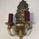 Pair of Art Deco wall sconces in the style of Jules Leleu.
