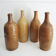 4 old stoneware bottles