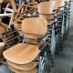 Set of 40 school chairs with armrests, 70s, Netherlands