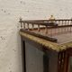 Napoleon III louis XVI style mahogany window and nineteenth century bronze gallery