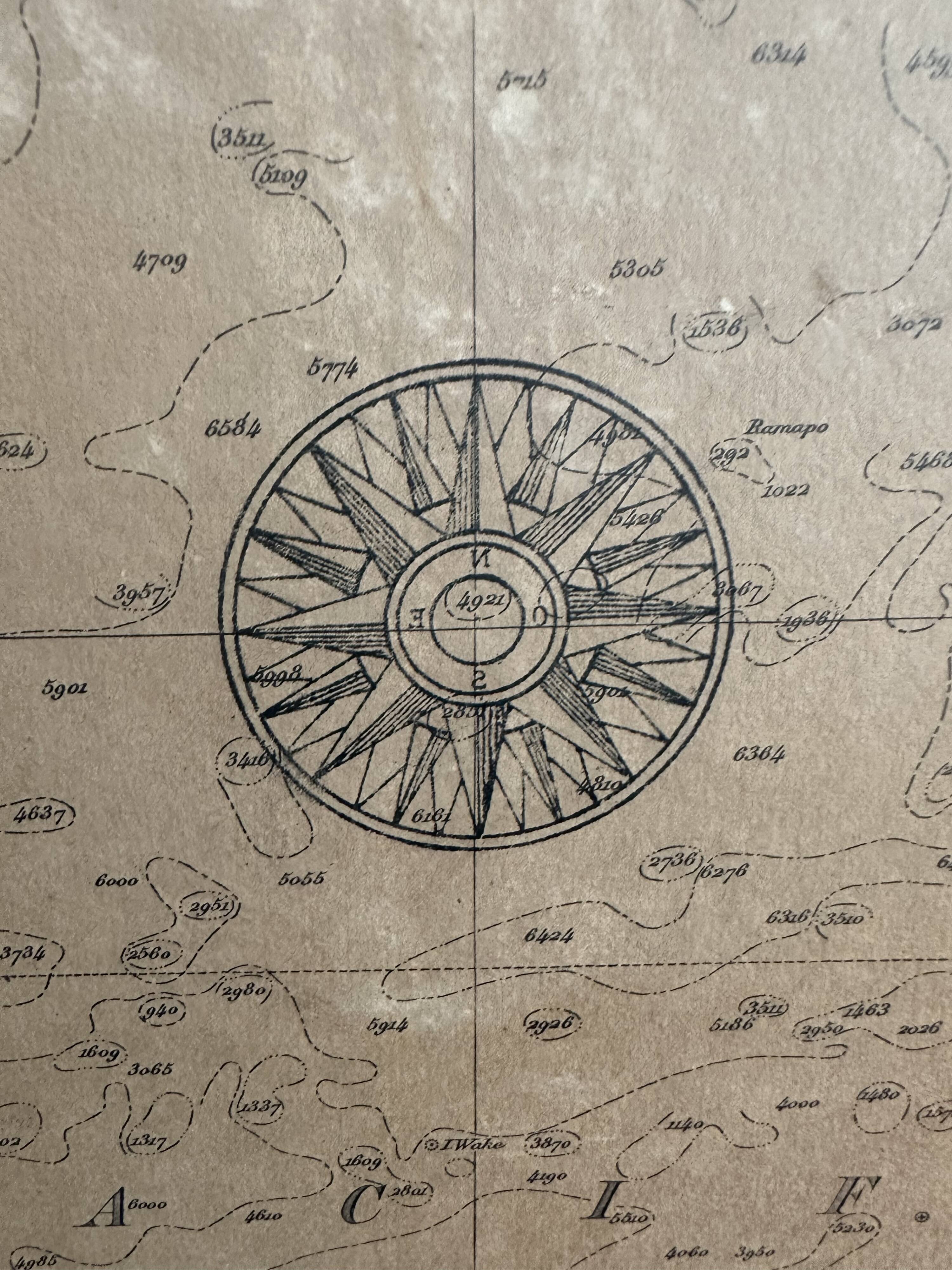 Planisphere of the naval hydrographic service