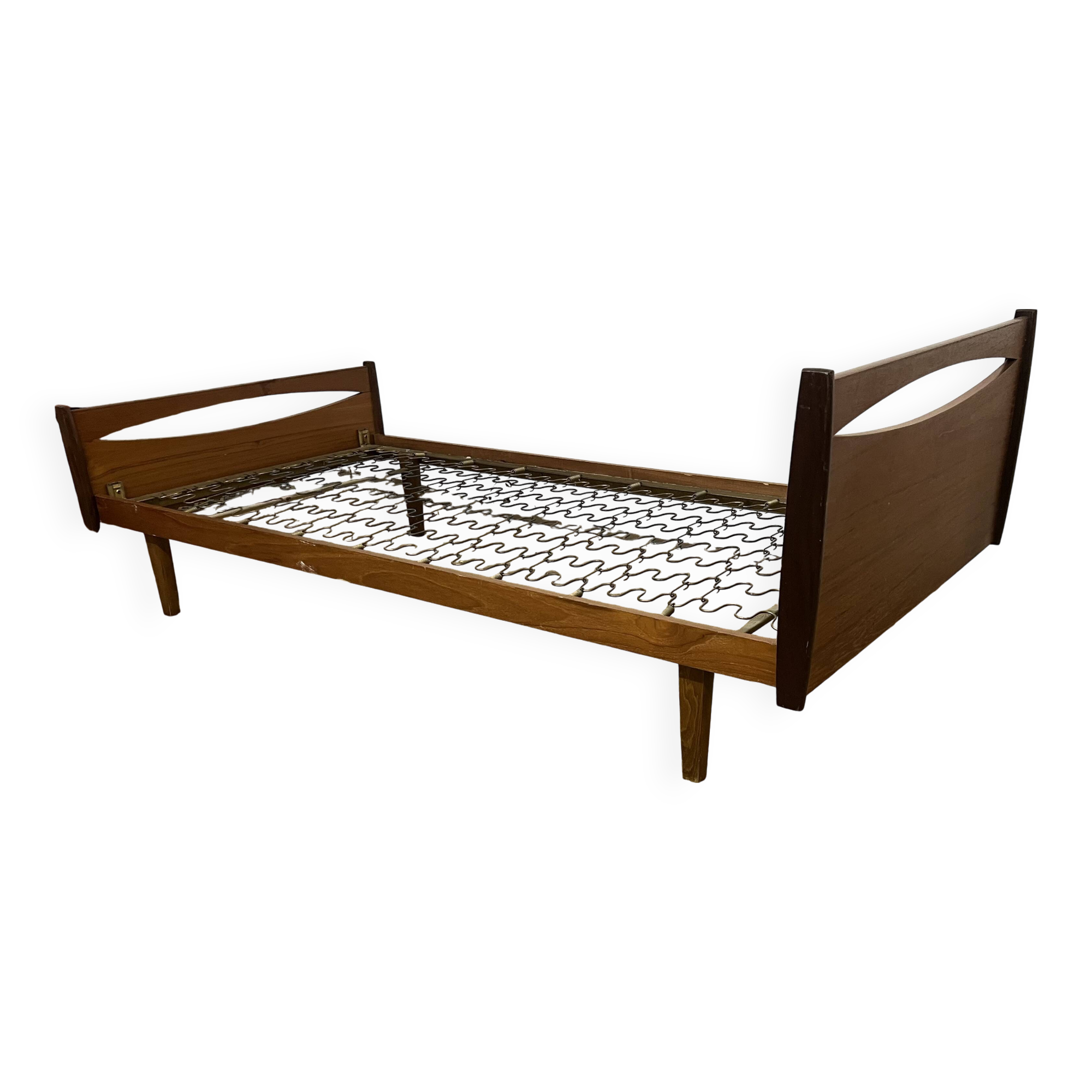 Vintage 1-seater bed from the 50s