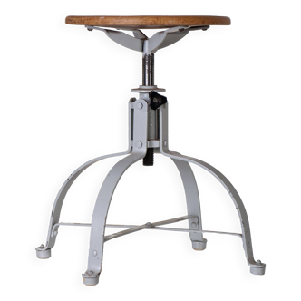 Tabouret d'atelier industriel Bienaise