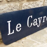 Plate light vintage blue Le Cayrou