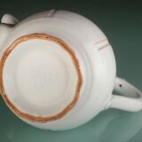 White teapot Henriot Quimper