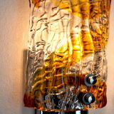 Wall lamp Murano Mazzega, Bicolore, Italy, 1970