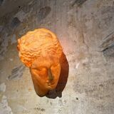 André Cazenave - rare Aphrodite wall lamp in Greek style