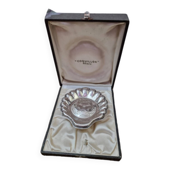 Coquillor Silver St Jacques Shell Butter Dish